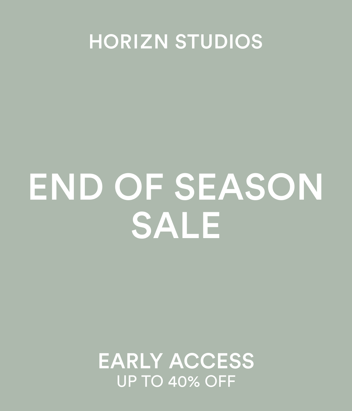 HORIZN STUDIOS,低至3折
