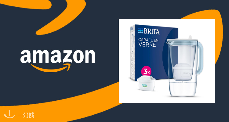 洗头水太硬,头发一把把掉?法亚BRITA玻璃滤水壶套装杀到53€⚡️3芯半年用量,从喝到洗全包圆💧