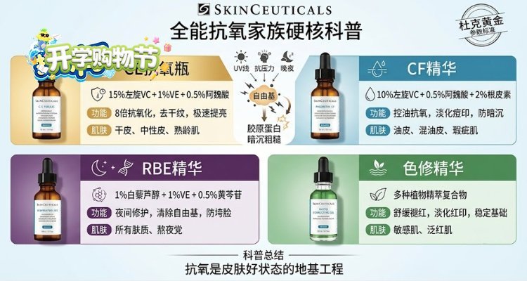 SkinCeuticals,全场6.3折