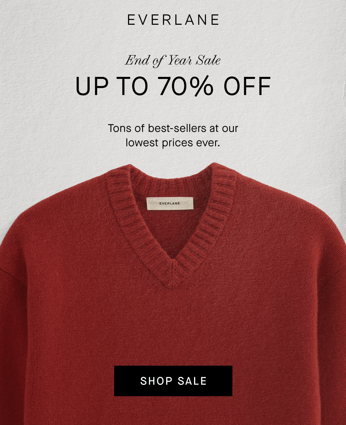 Everlane,低至3折