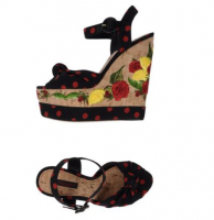 DOLCE & GABBANA坡跟鞋