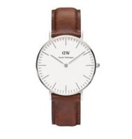 DW 36MM银手表