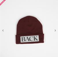 BACK毛线帽