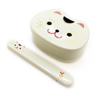 猫咪小号碗+筷便当套装