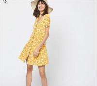 黄色碎花连衣裙 >>