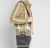 kenzo PVC tote >>