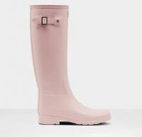 粉色长筒女雨靴