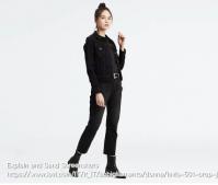 女款Levi's 501® Crop 黑色