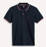 深蓝色polo衫