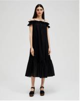 荷叶边连衣裙