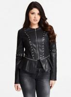 黑色皮衣