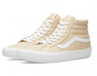 Vans米色高帮鞋 >>