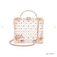 玫瑰金透明盒子包