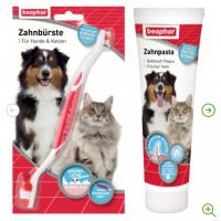 猫狗牙刷+牙膏