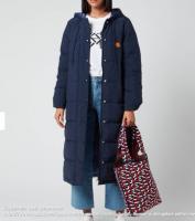 Kenzo深蓝色长款棉服 >>