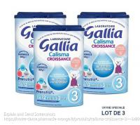 Gallia成长3段奶粉3罐