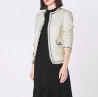 Tweed奶油色外套 >>