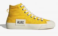 Adidas黄色高帮