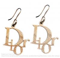 Dior logo耳钉