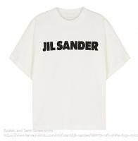 JIL SANDER字母T恤