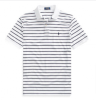 条纹polo