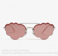 miumiu粉色云朵墨镜