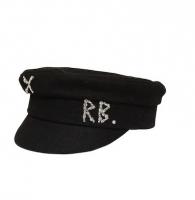 RB水钻logo报童帽
