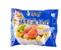 康师傅鲜虾鱼板面 