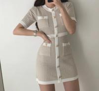小香风连衣裙