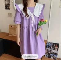 紫色连衣裙 >>