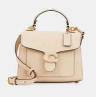 Coach米白色手提包 >>