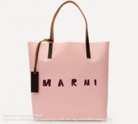 marni粉色托特包
