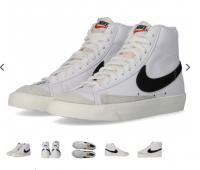 Nike高帮白色运动鞋 >>