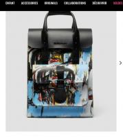 SAC À DOS BASQUIAT EN CUIR >>