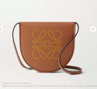Loewe焦糖色Heel包