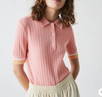 粉色针织Polo T >>