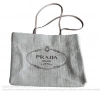 PRADA帆布托特包