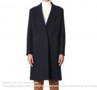 SPORTMAX藏青大衣
