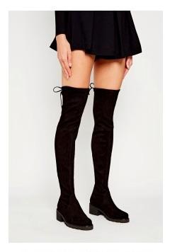 经典绑带过膝靴