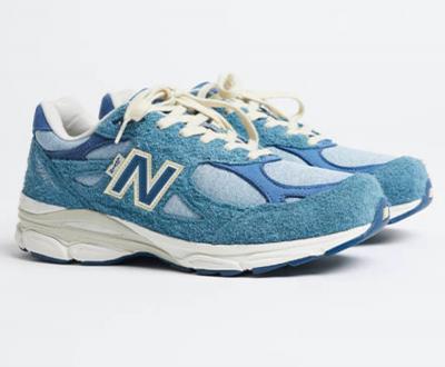 Levi's X NEW BALANCE蓝色运动鞋