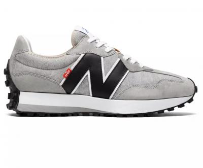 Levi's X NEW BALANCE327灰色运动鞋