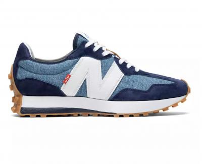 Levi's X NEW BALANCE327蓝色运动鞋