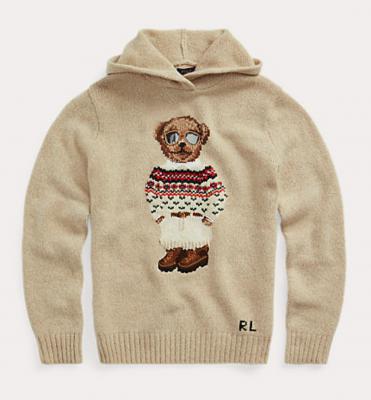 Polo Bear羊毛连帽衫