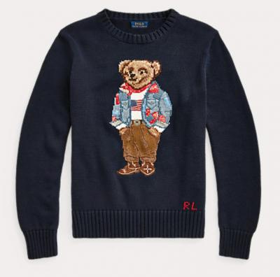 Polo Bear棉质毛衣