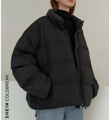 黑色棉服