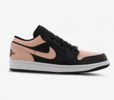 男款Jordan 1 Low黑粉