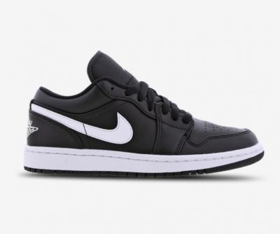 女款Jordan 1 Low黑白