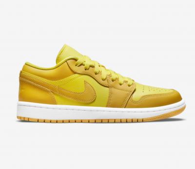 女款Jordan 1 Low柠檬黄