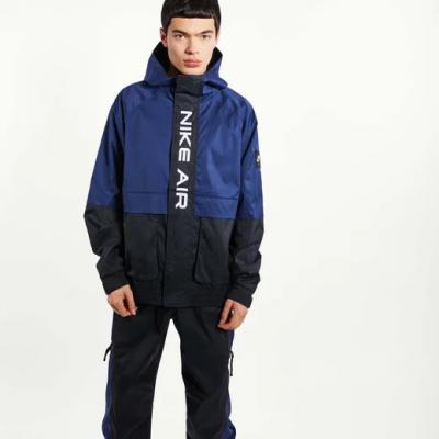 Nike Air蓝黑拉链冲锋衣