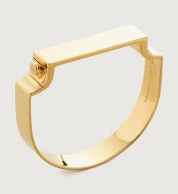 金色D字形手镯